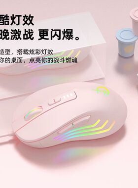 雷蛇剑圣G800电竞游戏有线鼠标男女生办公适用笔记本电脑台式RGB