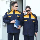 冬季 工作服棉衣男女防寒保暖棉袄加厚棉服定制工厂冷库耐磨劳保服