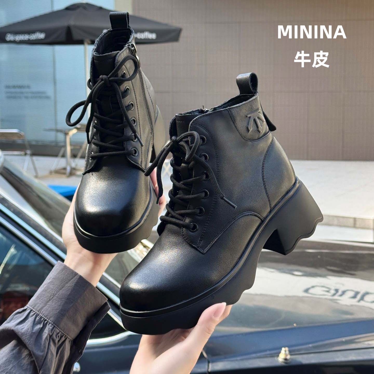 纯皮舒适软底马丁靴轻便广州高端
