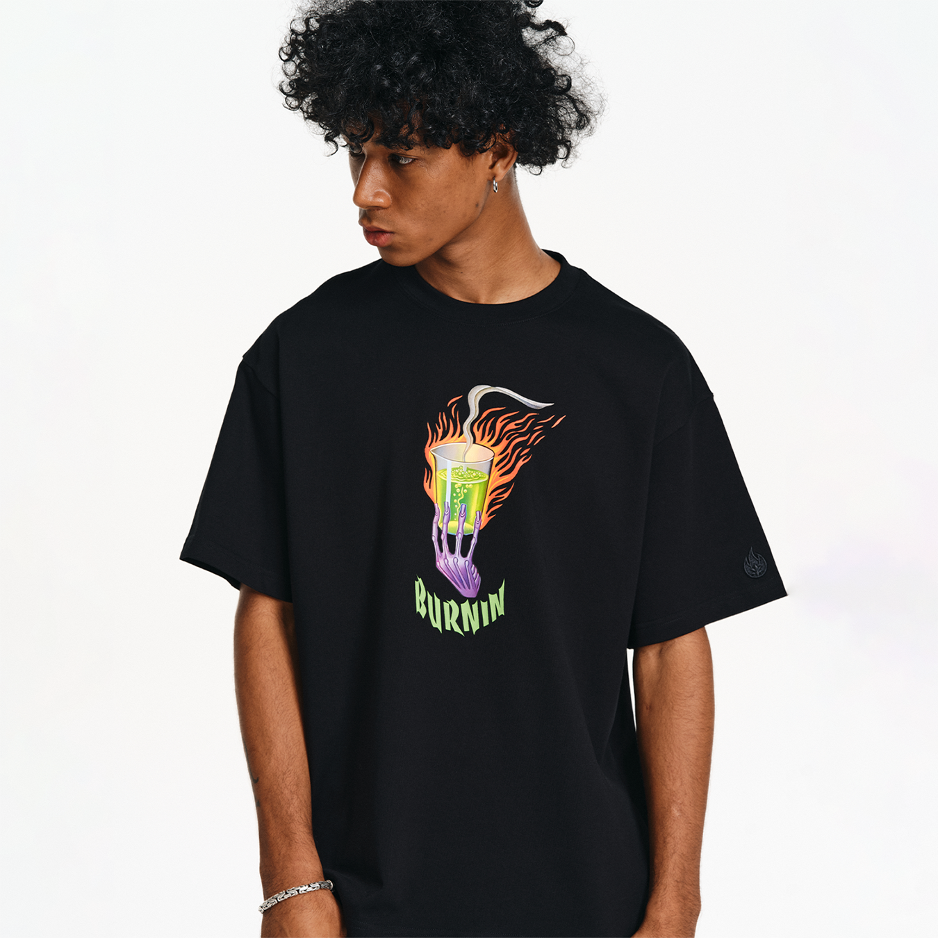 魔法药水短袖T恤男夏季