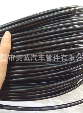 8mm尼龙PA6气管货车亚太管耐磨耐低温油管黑色刹车气管100米/卷