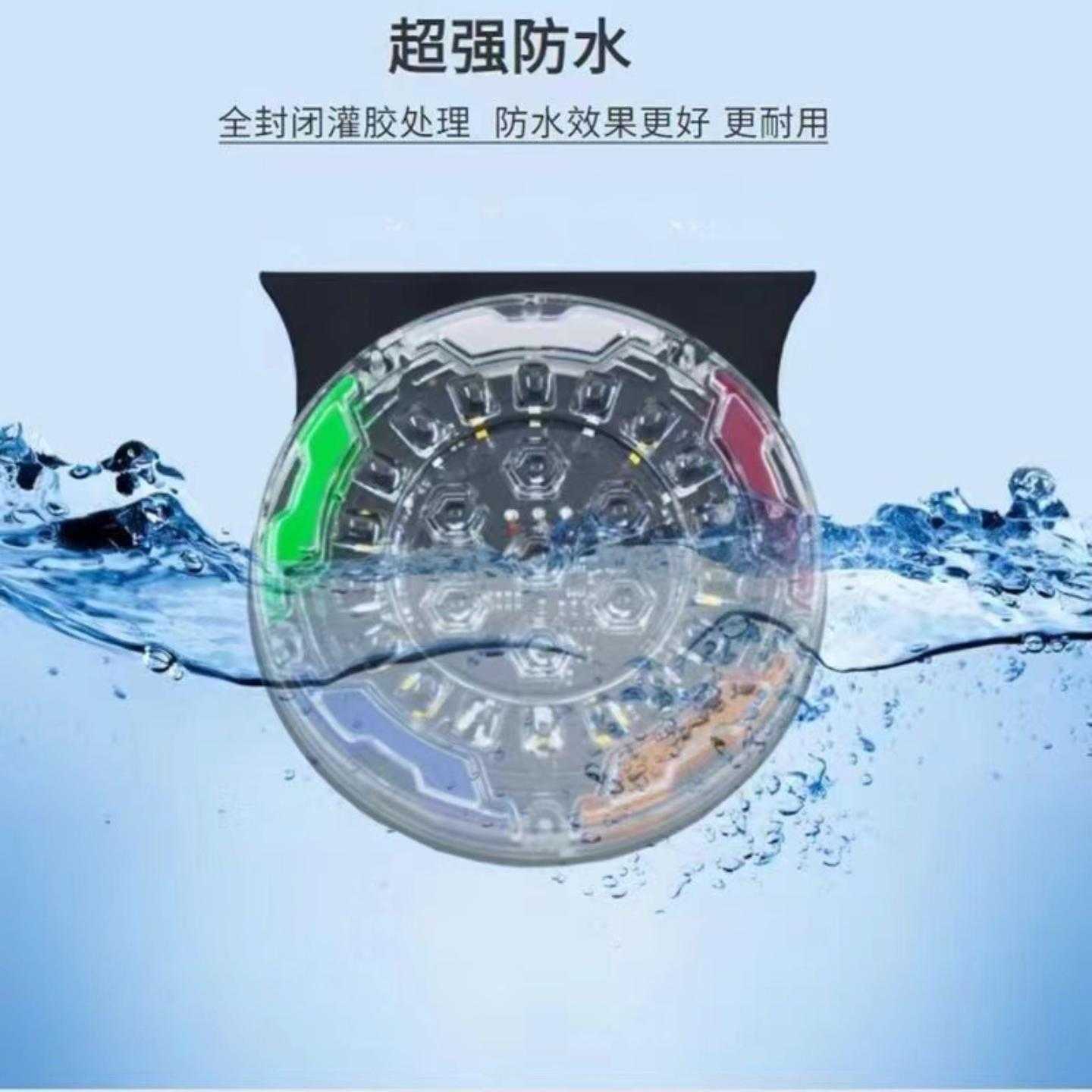 24伏货车七彩爆闪五合一防雾灯