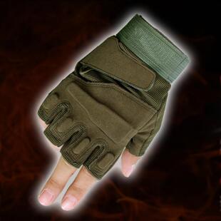 战术手套半指男攀登手套防磨运动健身户外摩托车手套护手训练手套