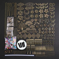 № 3 Древний синий материал древний стиль без плоскогубцы