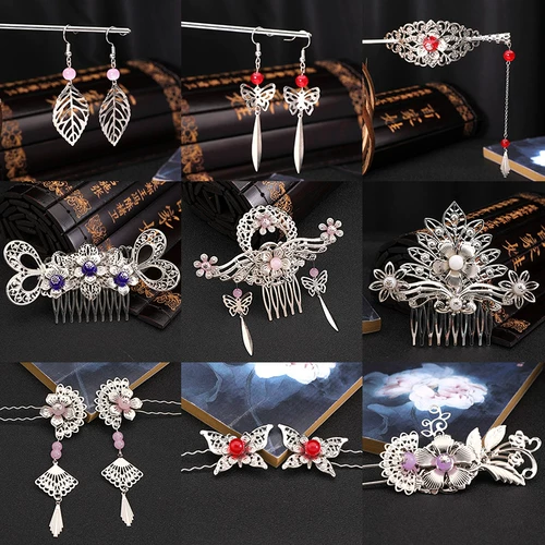 Китайская шпилька, набор материалов, ханьфу, аксессуар для волос ручной работы, «сделай сам»