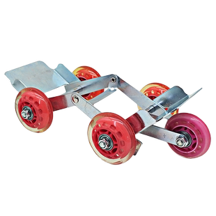 没气助推器破胎车轮轮胎推车神器摩托拖动托车瘪胎自行车电车滑轮