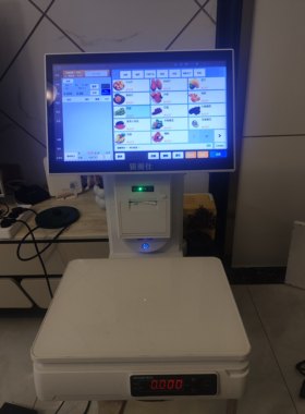 二手i3 8+128智能称重收银机一体机安卓Windows生鲜零售外卖