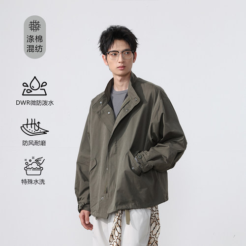 日系复古M65立领夹克外套