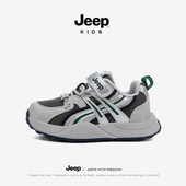 男童运动鞋 防水防滑跑步鞋 女童鞋 秋季 Jeep儿童鞋 新款 子阿甘鞋 板鞋