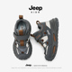 女童户外鞋 Jeep儿童鞋 皮面防水儿童鞋 子防滑跑步鞋 男童运动鞋 秋季