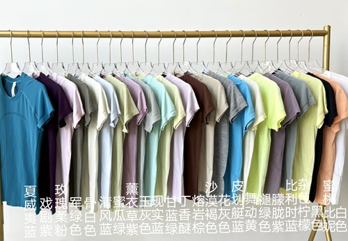 lu短版轻薄高弹运动短袖 T 恤 2.0 Rac瑜伽健身舒适透气健身服