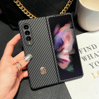 三星W25碳纤维纹理手机套