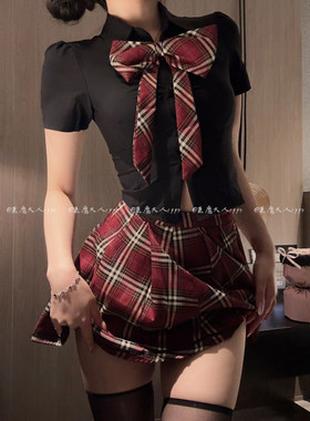 情趣纯欲jk学院风性感制服套装女