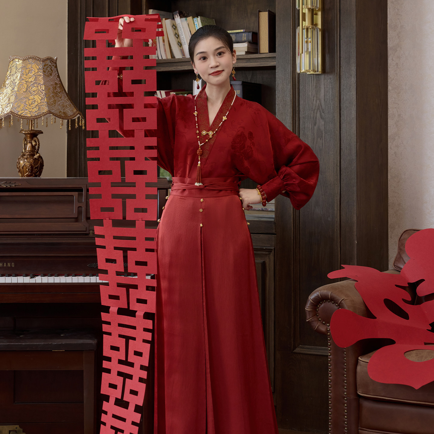 听旬余生秋季新中式汉服女套装图片