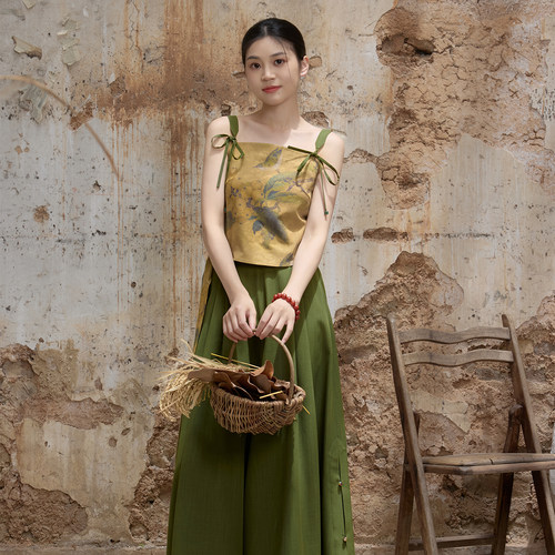 听旬枇杷行夏季日常通勤穿汉服女