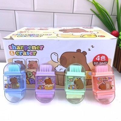 百锦橡皮擦卷笔刀创意文具