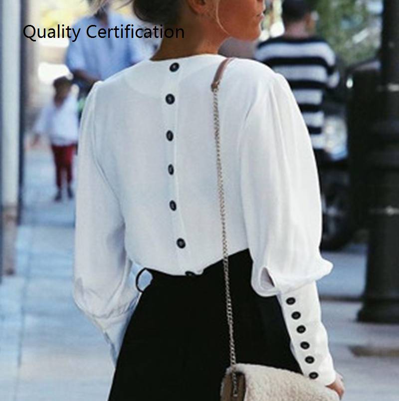 Summer Autumn Lady Shirt Female Office Chiffon Blouse Tops