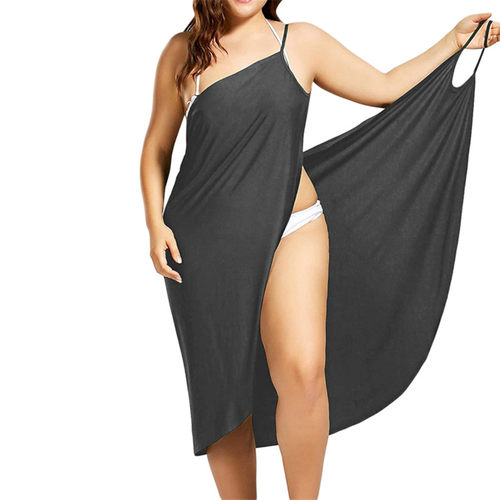 女士性感吊带沙滩裙女大码胖mm沙滩裙女Strap beach dress for wo