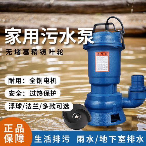 污水泵抽水泵大元铸铁