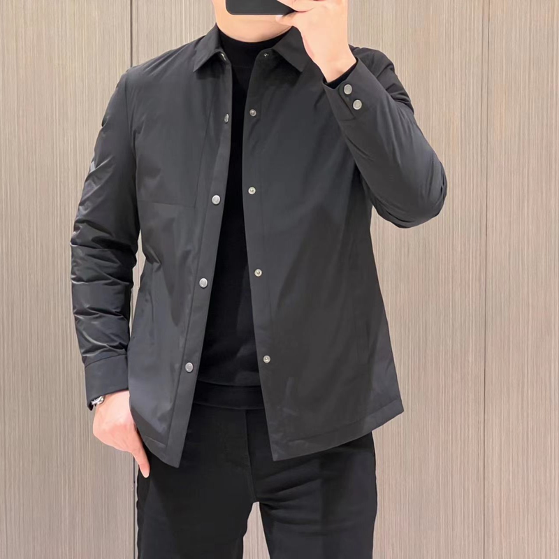 ASMENGGE商务休闲翻领羽绒服