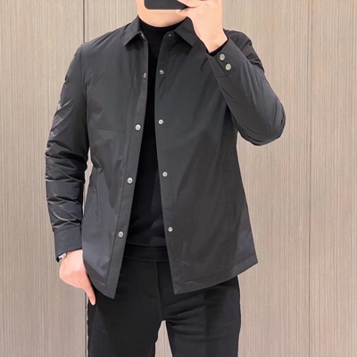 ASMENGGE商务休闲翻领羽绒服