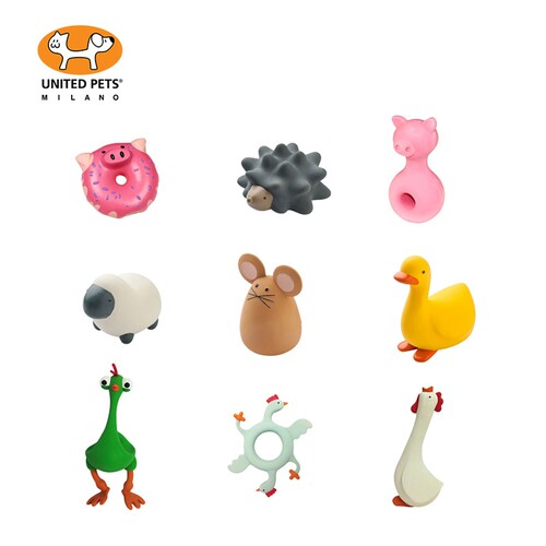 UNITEDPETS进口乳胶发声狗玩具