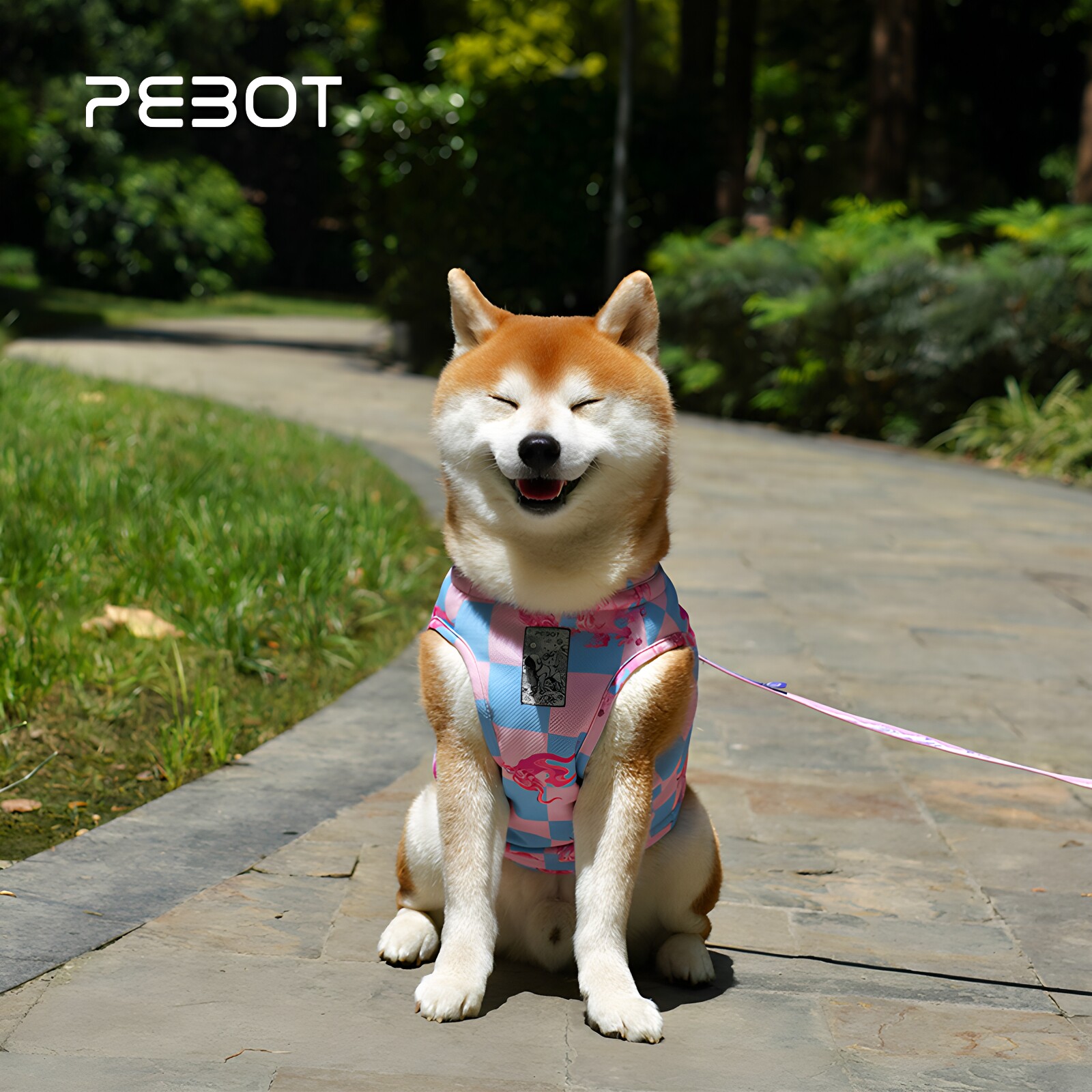 PEBOT夏季降温凉感小型犬胸背带