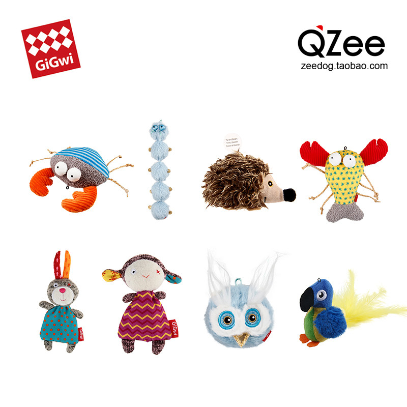 qzee gigwi贵为宠物猫咪玩具发声律动逗猫薄荷打老鼠英短美短布偶