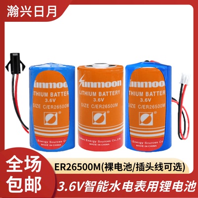 日月er26500m功率锂电池智能水表