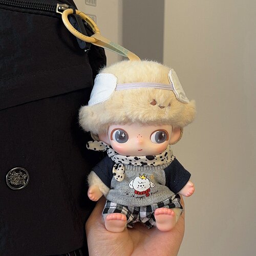 DIMOO新生日记系列搪胶衣服休闲运动帽子套装10cm娃衣换装夏季款