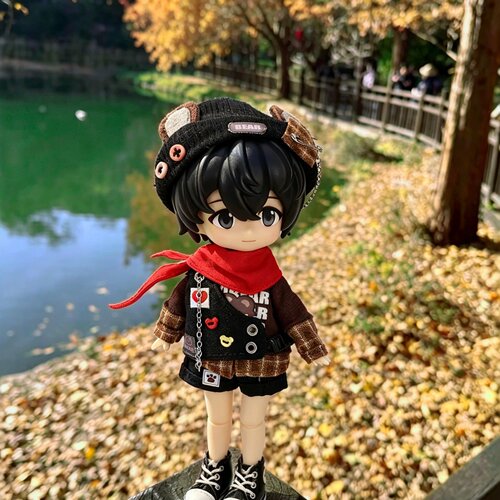 ob11娃衣 趴趴熊可爱套装 12分bjd UFDOOLL YMY GSC素体 P9 可穿
