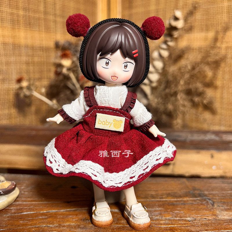 ob11娃衣12分gsc娃娃换装休闲衣服8分bjd兽仔手办公仔衣服裙子ymy