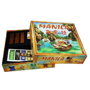 马尼拉桌游 Manila 精装中文版高量版经典经营类成人亲子聚会游戏
