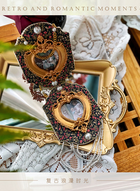 原创vintage欧式复古女孩卧室维多利亚公主风流苏装饰画沙发挂画