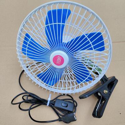 电动车风扇12v-85v通用车载电风扇三轮车风扇户外摆摊小风扇48v60
