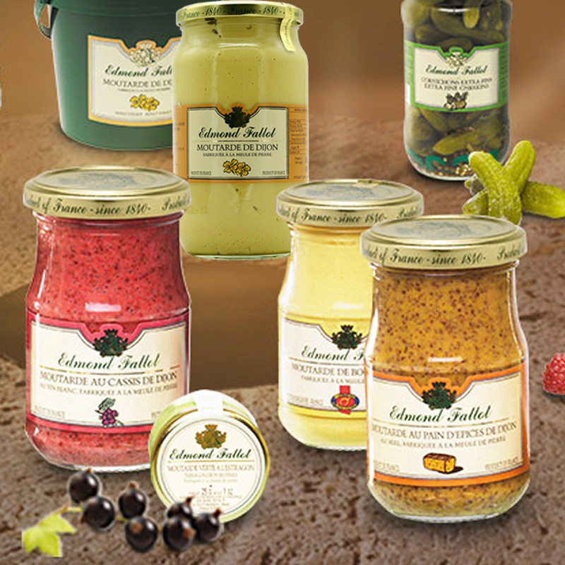 法国进口费洛传统第戎芥末酱210g绿胡椒白葡萄酒勃艮第罗勒芥末酱