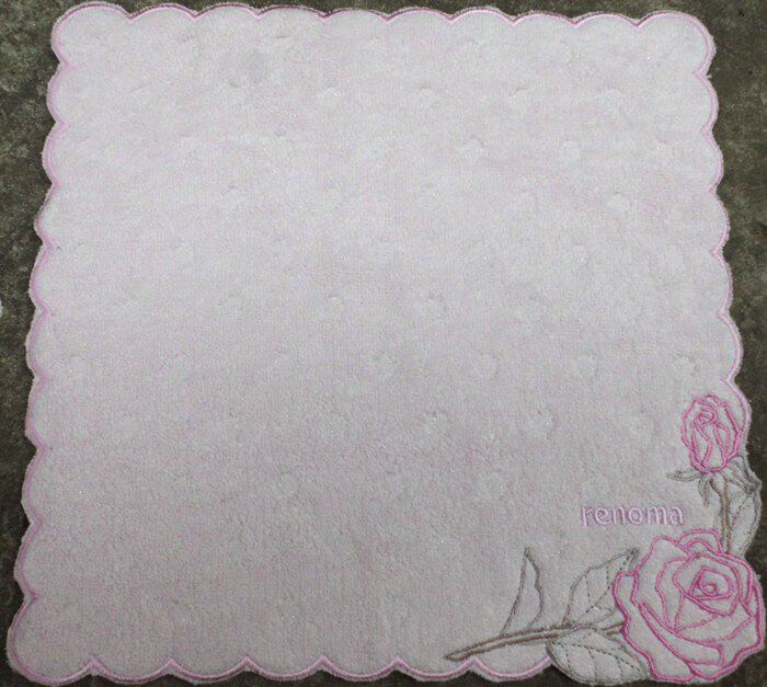 棉质renoma雷诺玛田园刺绣花朵波浪边 软绵绵手帕擦手小方巾25cm|ruв категории начало ежедневно, полотенце/полотенце/халат, полотенце/полотенце - от Buy2taobao.com для оказания профессиональной услуги покупки агента Taobao