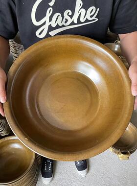 加厚客厅铜盆铜之匠黄铜复古