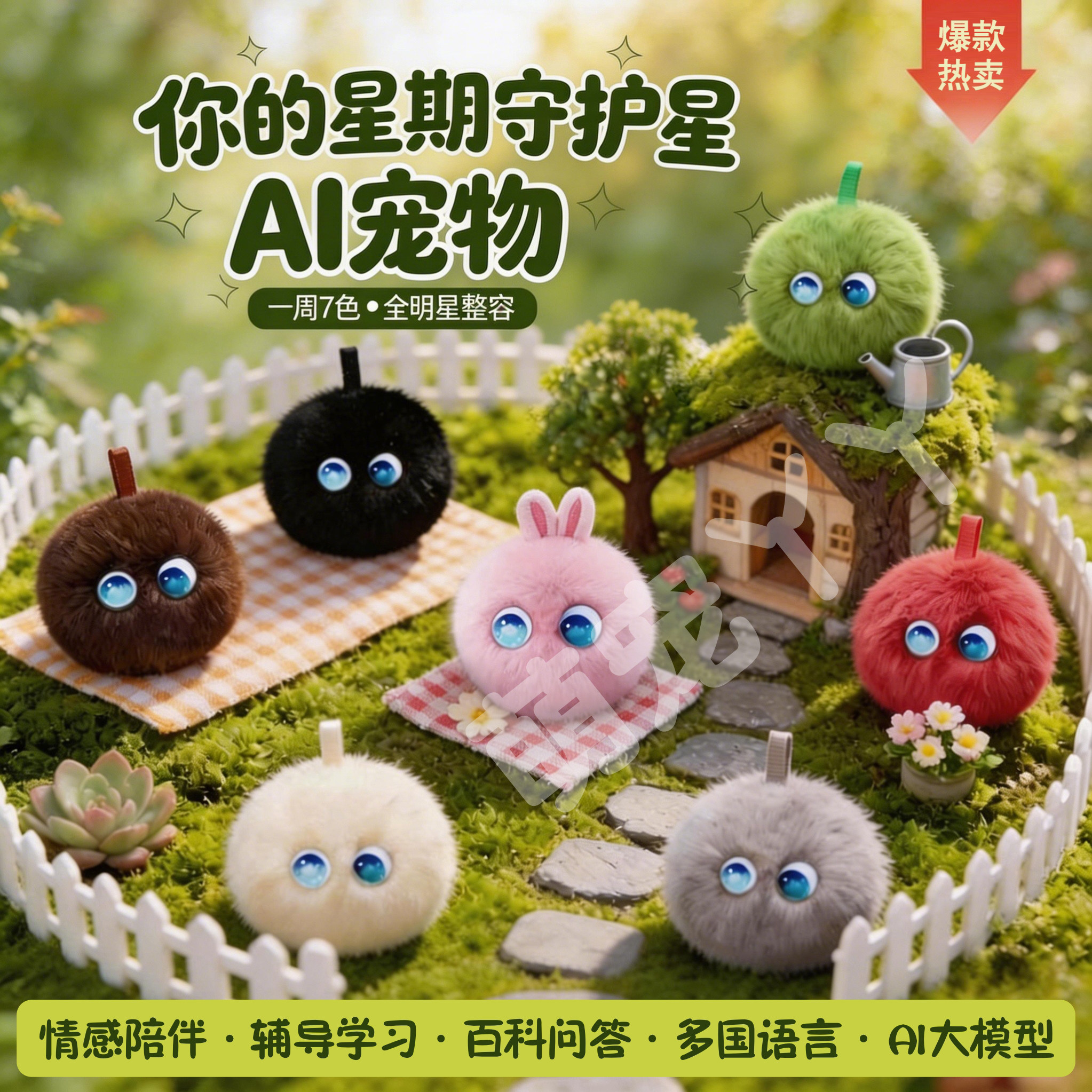 ai智能机器人儿童陪伴聊天对话辅导学习电子宠物毛绒玩具生日礼物