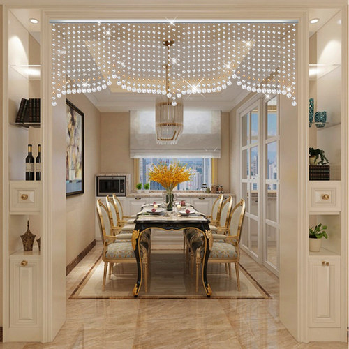 客厅餐厅过道家用装饰水晶门帘