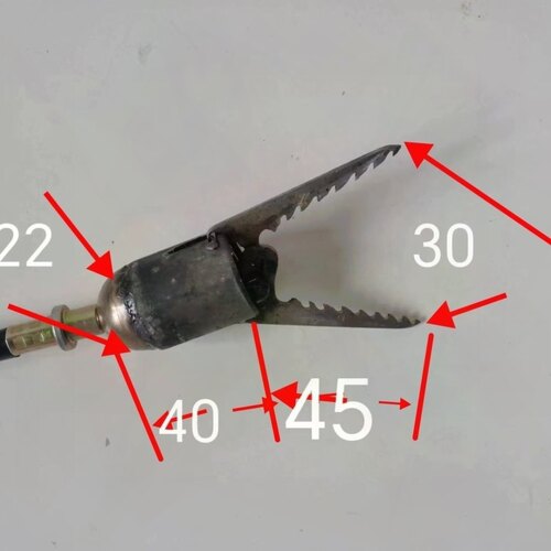 疏通下水道抓污取污器夹子1.7米长