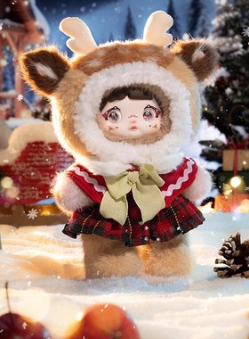 TOPTOY糯米儿Nommi奇妙圣诞夜盲盒玩偶挂件毛绒公仔摆件生日礼物