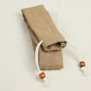 仿棉麻竹笛子横竹竖笛洞箫袋子收纳包套厚布加绒保护袋