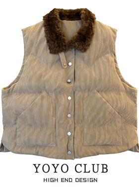 品牌折扣胖MM复古风别致羊羔毛马甲女2026年大码百搭高级感马夹潮