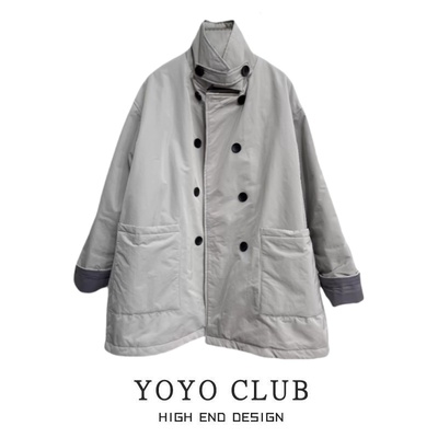 胖MM大码工装棉服中长款外套女潮