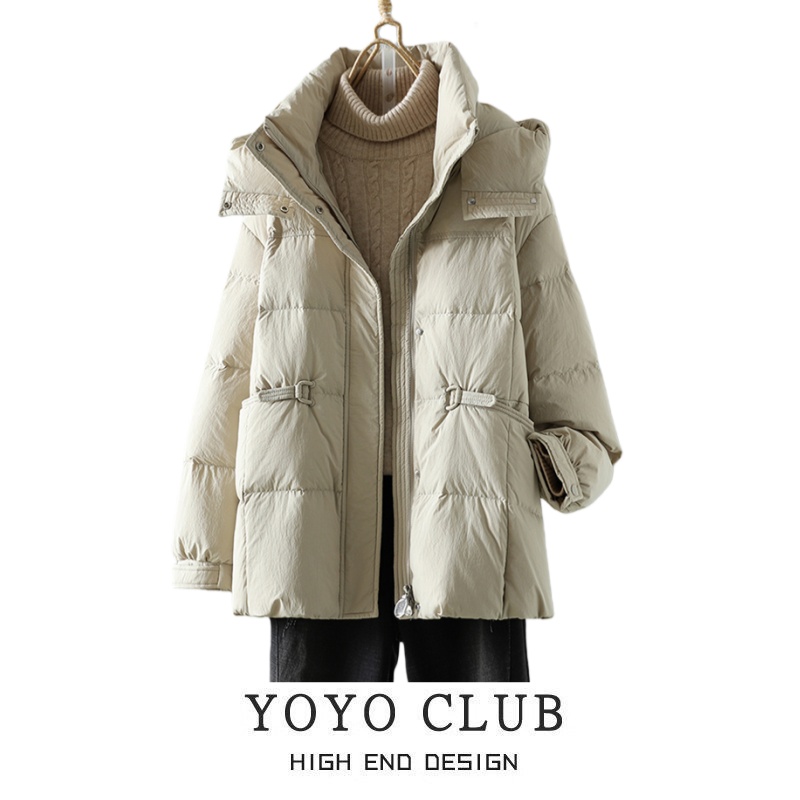 品牌折扣胖MM韩版宽松连帽外套女2025秋冬新款今年流行爆款棉服女