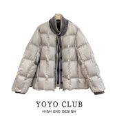 新款 品牌折扣胖MM韩版 设计感立领宽松棉服2025年秋冬季 保暖外套女