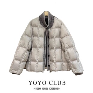 保暖外套女 新款 品牌折扣胖MM韩版 设计感立领宽松棉服2025年秋冬季