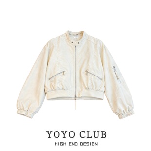 休闲立领外套潮 大码 品牌折扣美式 复古甜酷风高腰冲锋衣2026年春季