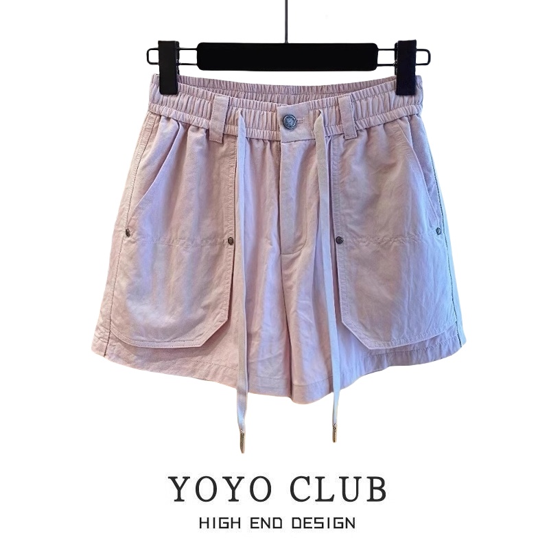 胖MM大码洋气时髦时尚百搭短裤女